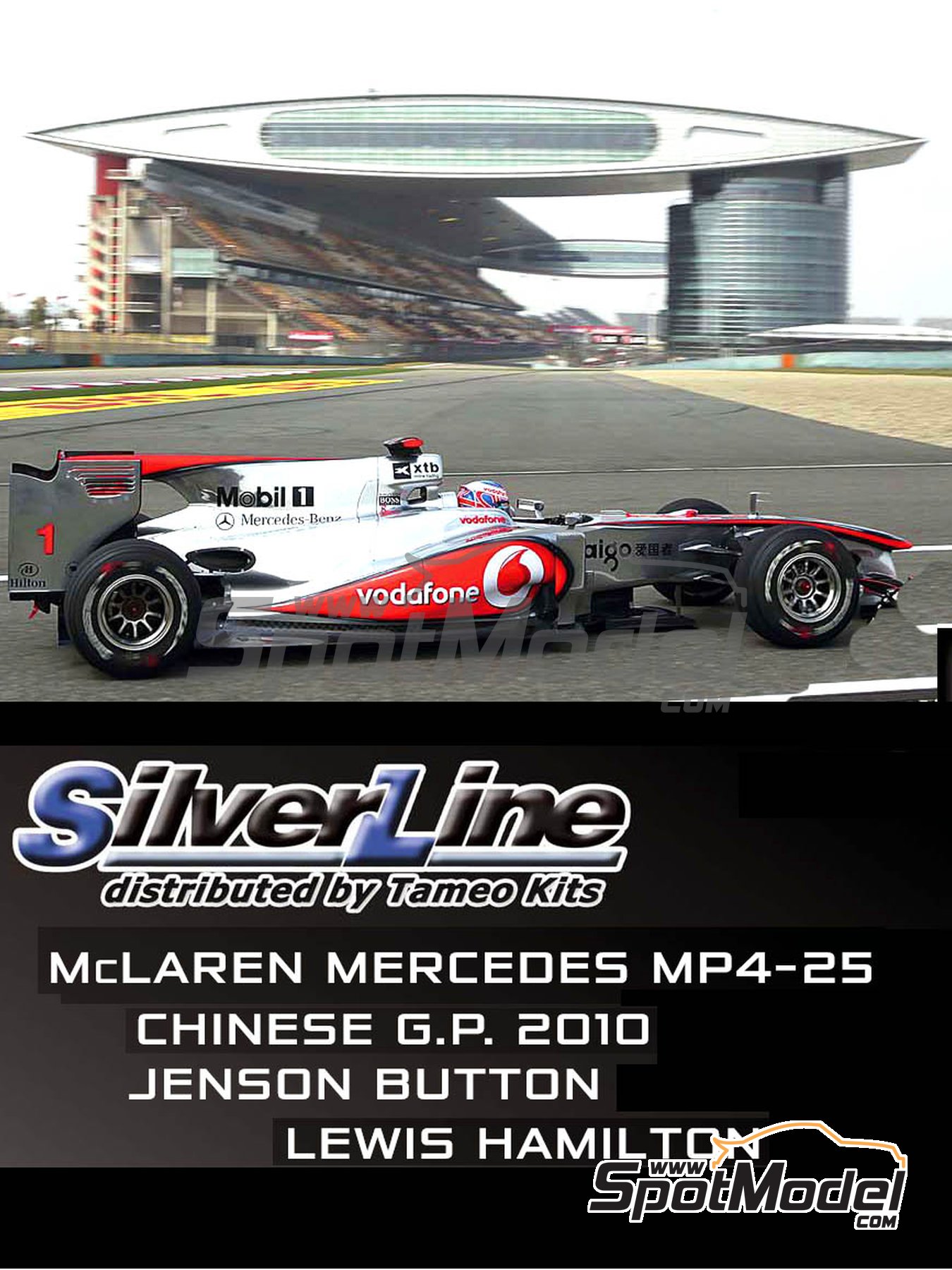 Tameo Kits SLK075: Car scale model kit 1/43 scale - McLaren